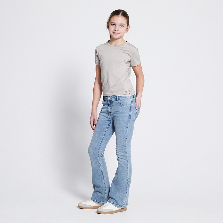 Embroidery flare jeans "Skippy Flare Deco"